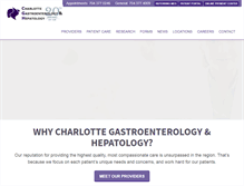 Tablet Screenshot of charlottegastro.com